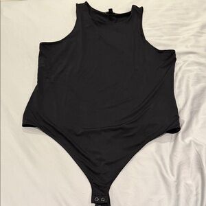 EXPRESS Black Sleeveless Bodysuit